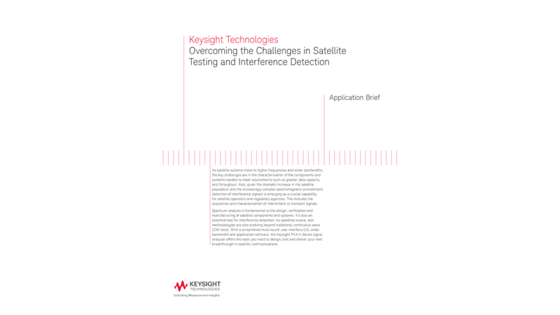 Satellite Testing and Interference Detection Challenges